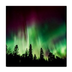 Aurora-borealis-northern-lights Tile Coaster