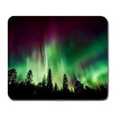 Aurora-borealis-northern-lights Large Mousepad by Ket1n9