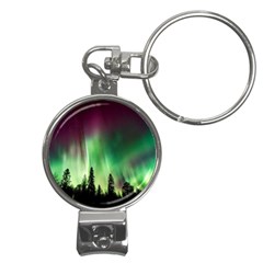 Aurora-borealis-northern-lights Nail Clippers Key Chain by Ket1n9