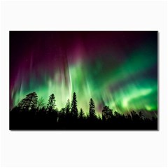 Aurora-borealis-northern-lights Postcard 4 x 6  (pkg Of 10) by Ket1n9