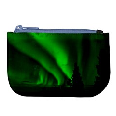 Aurora-borealis-northern-lights- Large Coin Purse by Ket1n9