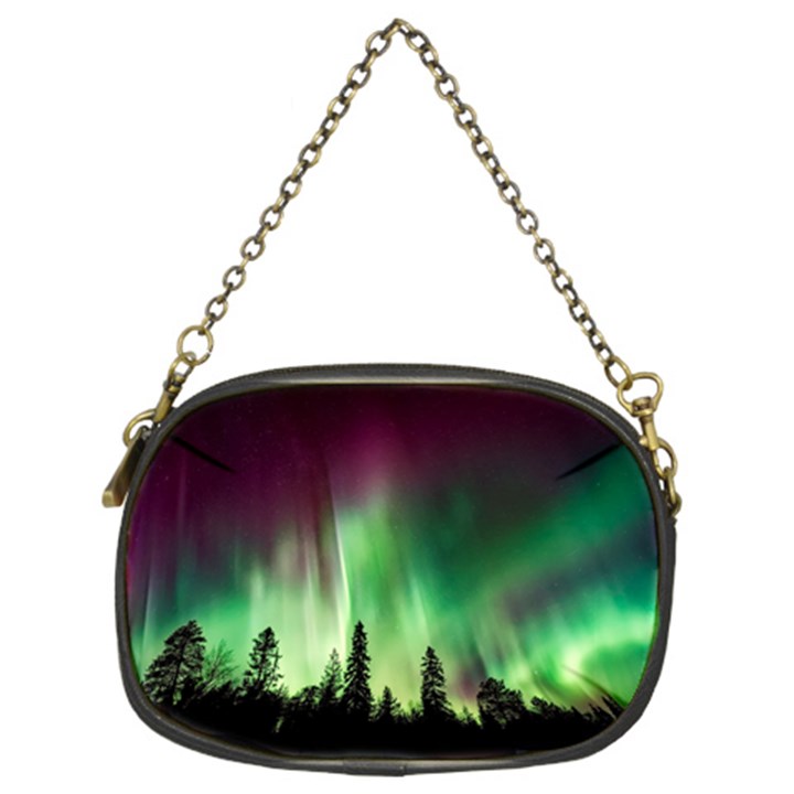 Aurora-borealis-northern-lights Chain Purse (Two Sides)