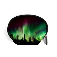 Aurora-borealis-northern-lights Accessory Pouch (small) by Ket1n9