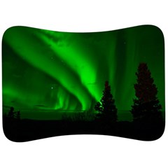 Aurora-borealis-northern-lights- Velour Seat Head Rest Cushion by Ket1n9