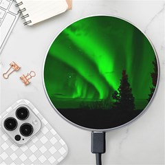 Aurora-borealis-northern-lights- Wireless Fast Charger(white) by Ket1n9