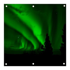 Aurora-borealis-northern-lights- Banner And Sign 3  X 3  by Ket1n9