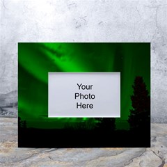 Aurora-borealis-northern-lights- White Tabletop Photo Frame 4 x6  by Ket1n9