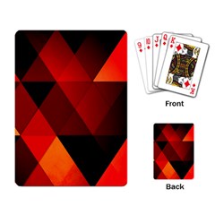 Abstract Triangle Wallpaper Playing Cards Single Design (rectangle) by Ket1n9