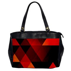 Abstract Triangle Wallpaper Oversize Office Handbag by Ket1n9