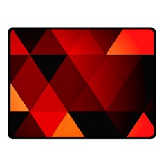 Abstract Triangle Wallpaper Fleece Blanket (small) by Ket1n9