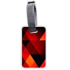 Abstract Triangle Wallpaper Luggage Tag (one Side) by Ket1n9