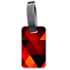 Abstract Triangle Wallpaper Luggage Tag (two Sides) by Ket1n9