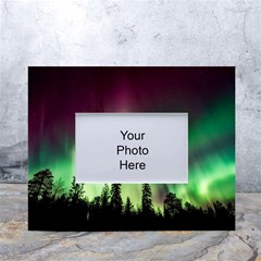 Aurora-borealis-northern-lights White Tabletop Photo Frame 4 x6  by Ket1n9