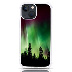 Aurora-borealis-northern-lights Iphone 13 Mini Tpu Uv Print Case by Ket1n9