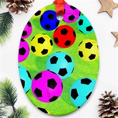 Balls Colors Ornament (oval) by Ket1n9