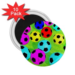 Balls Colors 2 25  Magnets (10 Pack)  by Ket1n9