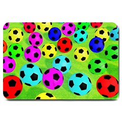 Balls Colors Large Doormat by Ket1n9