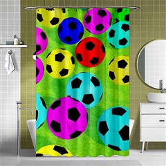 Balls Colors Shower Curtain 48  X 72  (small)  by Ket1n9