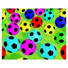 Balls Colors Two Sides Premium Plush Fleece Blanket (medium) by Ket1n9