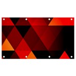 Abstract Triangle Wallpaper Banner and Sign 7  x 4  Front