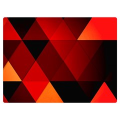 Abstract Triangle Wallpaper Premium Plush Fleece Blanket (extra Small) by Ket1n9