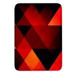 Abstract Triangle Wallpaper Rectangular Glass Fridge Magnet (4 pack) Front