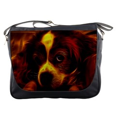 Cute 3d Dog Messenger Bag by Ket1n9