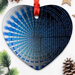 Data-computer-internet-online Heart Ornament (two Sides) by Ket1n9