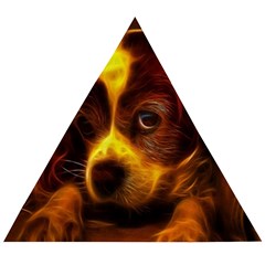 Cute 3d Dog Wooden Puzzle Triangle by Ket1n9