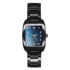 Data-computer-internet-online Stainless Steel Barrel Watch by Ket1n9