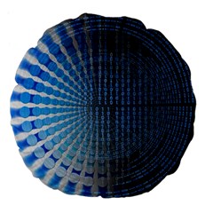 Data-computer-internet-online Large 18  Premium Flano Round Cushions by Ket1n9