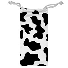 Animal-print-black-and-white-black Jewelry Bag by Ket1n9