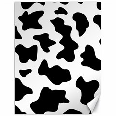 Animal-print-black-and-white-black Canvas 18  X 24  by Ket1n9