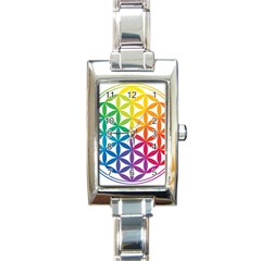 Heart Energy Medicine Rectangle Italian Charm Watch by Ket1n9