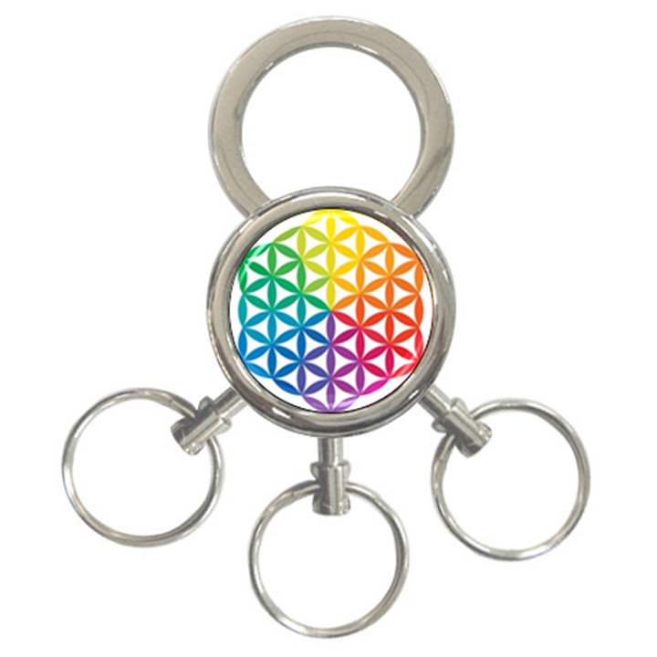 Heart Energy Medicine 3-Ring Key Chain