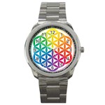 Heart Energy Medicine Sport Metal Watch Front