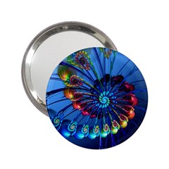 Top Peacock Feathers 2 25  Handbag Mirrors