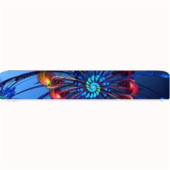 Top Peacock Feathers Small Bar Mat by Ket1n9