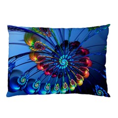 Top Peacock Feathers Pillow Case (two Sides) by Ket1n9