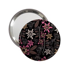 Flower Art Pattern 2 25  Handbag Mirrors by Ket1n9