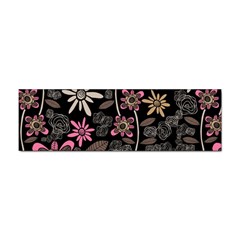 Flower Art Pattern Sticker (bumper) by Ket1n9