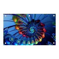 Top Peacock Feathers Banner And Sign 5  X 3  by Ket1n9