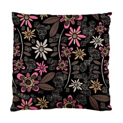 Flower Art Pattern Standard Cushion Case (two Sides) by Ket1n9