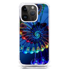 Top Peacock Feathers Iphone 14 Pro Tpu Uv Print Case by Ket1n9