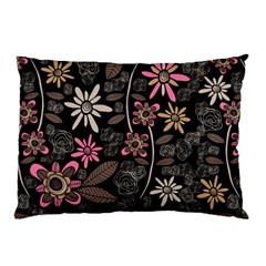 Flower Art Pattern Pillow Case (two Sides) by Ket1n9