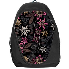 Flower Art Pattern Backpack Bag by Ket1n9