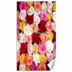 Rose Color Beautiful Flowers Canvas 40  X 72  by Ket1n9