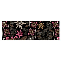 Flower Art Pattern Banner And Sign 6  X 2  by Ket1n9