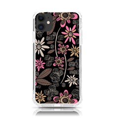 Flower Art Pattern Iphone 11 Tpu Uv Print Case by Ket1n9