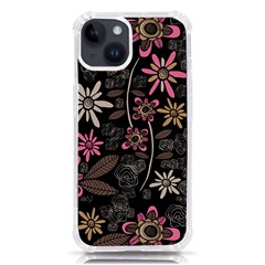 Flower Art Pattern Iphone 14 Tpu Uv Print Case by Ket1n9